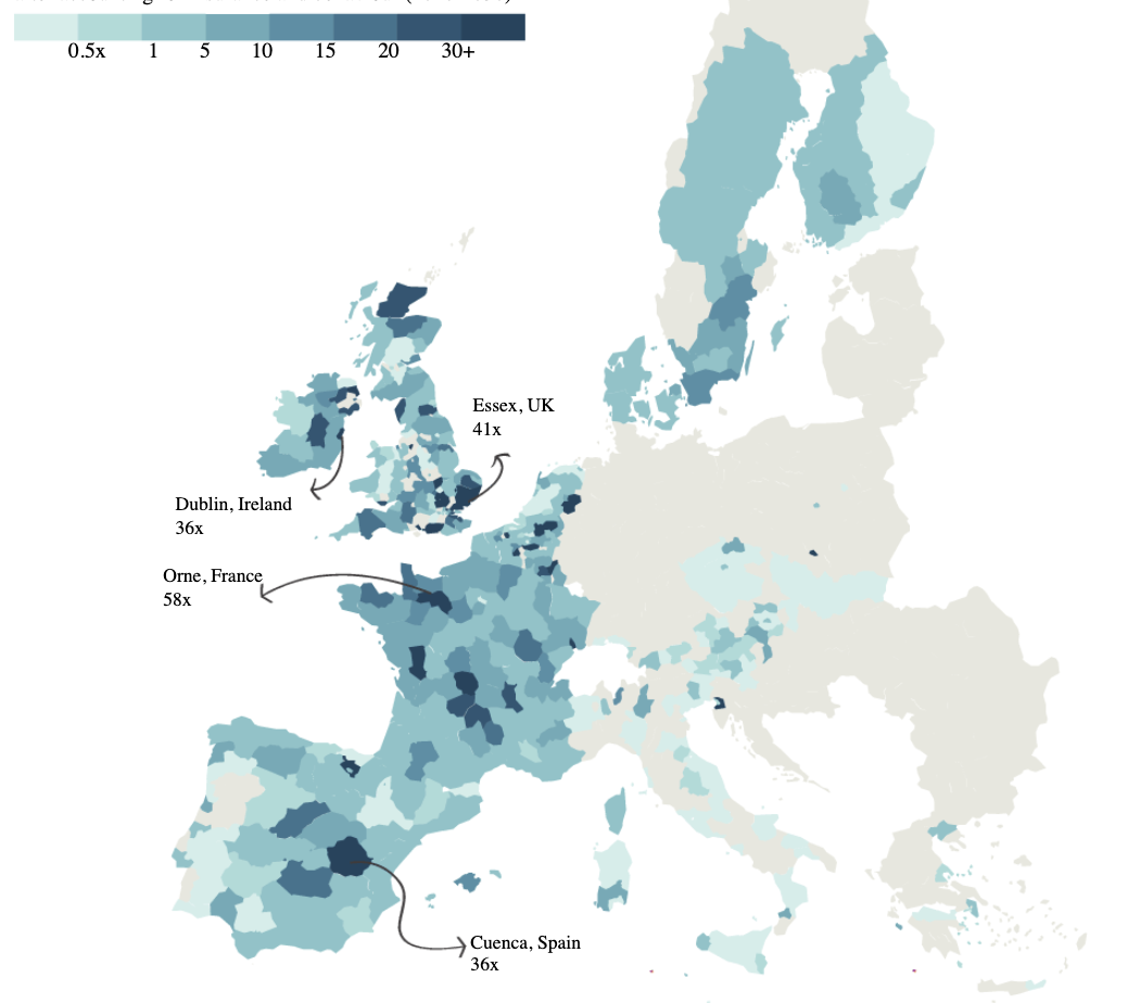 Updated flood risk with flood insurance